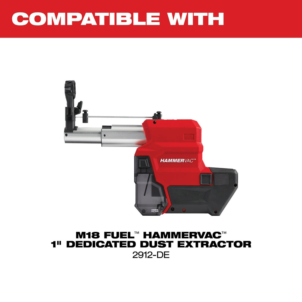 Milwaukee 2912-20 M18 FUEL 18V 1" SDS Plus Brushless Rotary Hammer - Bare Tool