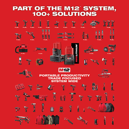 Milwaukee 48-11-2440 M12 12V 4.0Ah REDLITHIUM XC Extended Capacity Battery