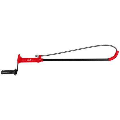 Milwaukee 48-22-5765 3' Toilet Auger w/ Extended Cable Head and Rubber Boot