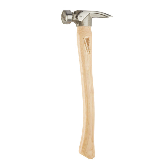 Milwaukee 48-22-9419 19 OZ Milled Face Hickory Handle Framing Hammer
