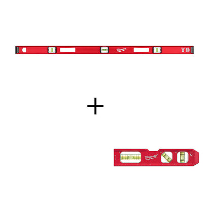 Milwaukee MLIBM48 48" Magnetic I-Beam Level / Billet Torpedo Level