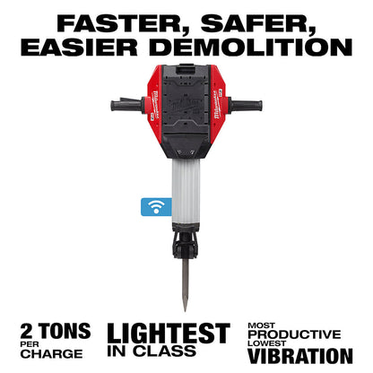 Milwaukee MXF368-1XC MX FUEL Breaker with Chisels Cart Battery Pack and Charger