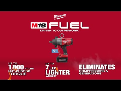 Milwaukee 2867-22 M18 FUEL 18V 1 Inch High Torque Impact Wrench Kit