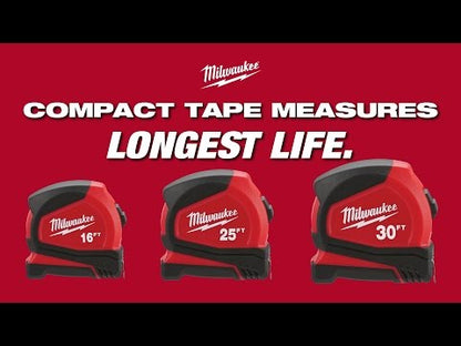 Milwaukee 48-22-6630 30' Compact Heavy Duty Tape Measure